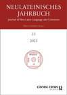 Buchcover Neulateinisches Jahrbuch