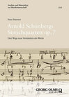 Buchcover Arnold Schönbergs Streichquartett op. 7