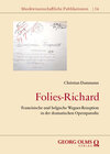 Buchcover Folies-Richard