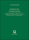 Buchcover Handbuch der Musikgeschichte