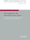 Buchcover Die Fragmente des Aristoxenos aus Tarent