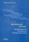 Buchcover Musikstunde-ONLINE: Musikpädagogische Fortbildung im Virtuellen Klassenraum (E-Book)