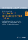 Buchcover Der Kontext der Europäischen Union