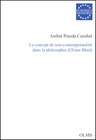 Buchcover Le concept de non-contemporanéité dans la philosophie d’Ernst Bloch