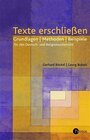 Buchcover Texte erschliessen