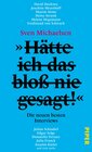 Buchcover »Hätte ich das bloß nie gesagt!«