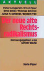 Buchcover Der neue alte Rechtsradikalismus