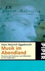 Buchcover Musik im Abendland