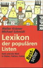 Buchcover Lexikon der populären Listen