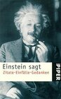 Buchcover Einstein sagt. Zitate, Einfälle, Gedanken