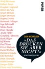 Buchcover »Das drucken Sie aber nicht!«