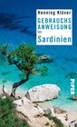 Buchcover Gebrauchsanweisung für Sardinien