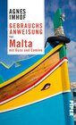 Buchcover Gebrauchsanweisung für Malta