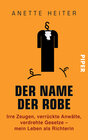 Buchcover Der Name der Robe