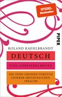 Buchcover Deutsch – Eine Liebeserklärung
