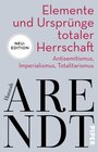 Buchcover Elemente und Ursprünge totaler Herrschaft