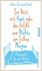 Buchcover Im Bett mit Kant oder das Gefühl von Nichts am frühen Morgen