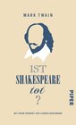 Buchcover Ist Shakespeare tot?