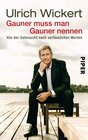 Buchcover Gauner muss man Gauner nennen