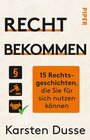 Buchcover Recht bekommen