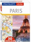Buchcover city box Paris - Box mit 30 Tourenkarten und Beiheft
