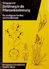 Buchcover Einführung in die Pflanzenbestimmung