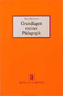 Buchcover Grundlagen meiner Pädagogik