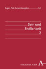 Buchcover Eugen Fink Gesamtausgabe / Sein und Endlichkeit