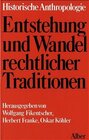 Buchcover Entstehung und Wandel rechtlicher Traditionen