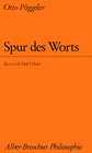 Buchcover Spur des Worts