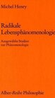 Buchcover Radikale Lebensphänomenologie