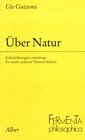 Buchcover Über Natur