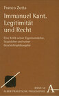 Buchcover Immanuel Kant. Legitimität und Recht