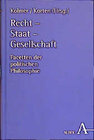 Buchcover Recht - Staat - Gesellschaft