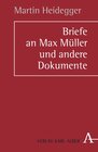 Buchcover Briefe an Max Müller und andere Dokumente