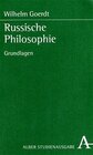 Buchcover Russische Philosophie
