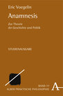 Buchcover Anamnesis