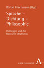 Buchcover Sprache - Dichtung - Philosophie
