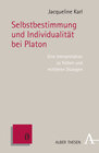 Buchcover Selbstbestimmung und Individualität bei Platon