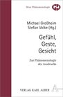 Buchcover Gefühl, Geste, Gesicht