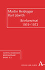 Buchcover Martin Heidegger Briefausgabe / Briefwechsel 1919-1973