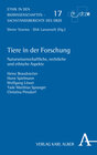 Buchcover Tiere in der Forschung