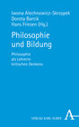 Buchcover Philosophie und Bildung