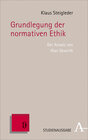 Buchcover Grundlegung der normativen Ethik