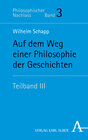 Buchcover Auf dem Weg einer Philosophie der Geschichten