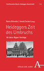 Buchcover Heideggers Umbruchszeit 1928–1932