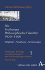 Buchcover Die Freiburger Philosophische Fakultät 1920-1960