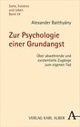 Buchcover Zur Psychologie einer Grundangst