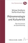 Buchcover Phänomenologie und Kulturkritik