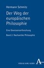 Buchcover Der Weg der europäischen Philosophie